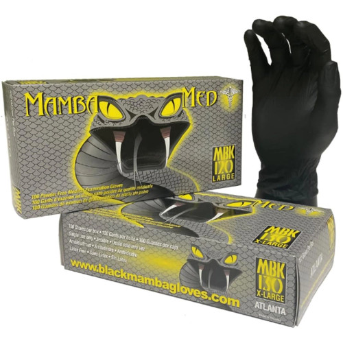 Mamba Med Nitrile Disposable Gloves - Box of 100 image