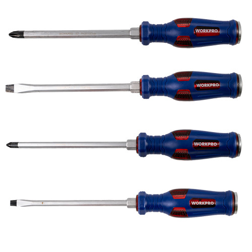WORKPRO 4 Piece Go Through Screwdriver Set image