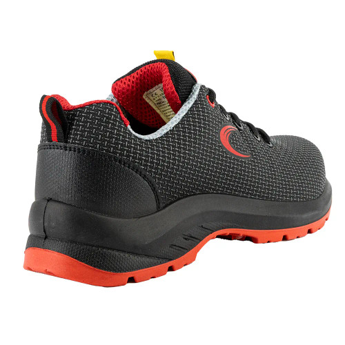 Rugged Terrain CLEARWATER Metal Free Safety Trainers - Black/Red - ITS