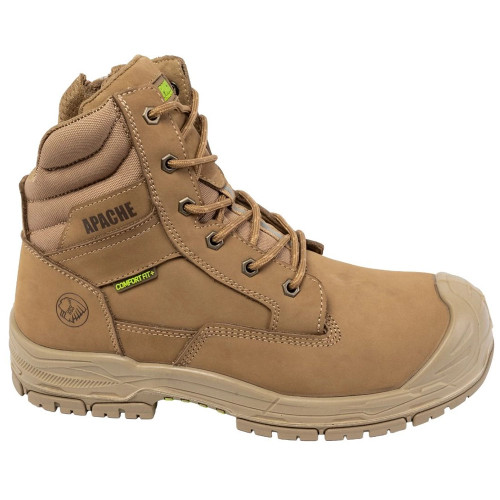 Apache Outback Water Resistant Safety Boots - Stone image