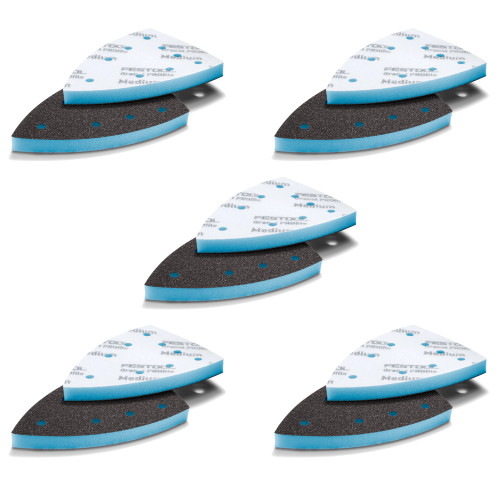 Festool 578804 GRANAT PROfile Delta MEDIUM GR PRO Abrasives – Pack of 10 image