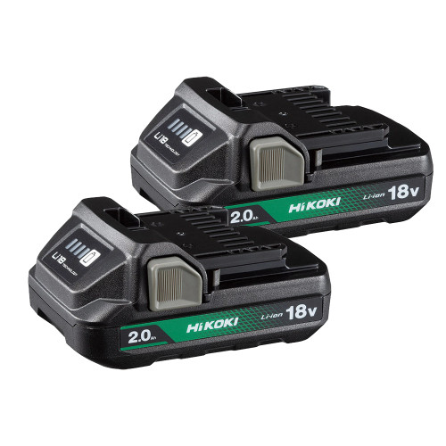 Hikoki BSL1820M 2.0Ah 18V Li-Ion Battery - Pack of 2 image