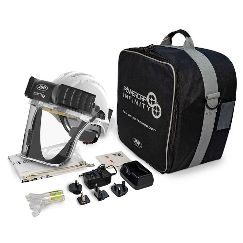 JSP CEA646-000-100 Powercap Infinity PAPR - Complete Unit - White image