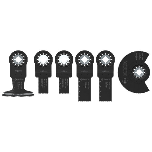 Bosch 6 Piece Starlock Wood & Metal Multi Tool Blades Set image