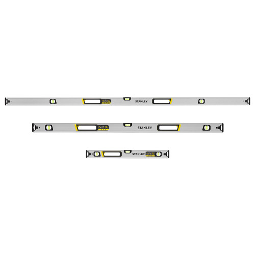 Stanley FATMAX Xtreme 3 Piece Box Beam Spirit Level Set (600mm, 1200mm & 1800mm) image