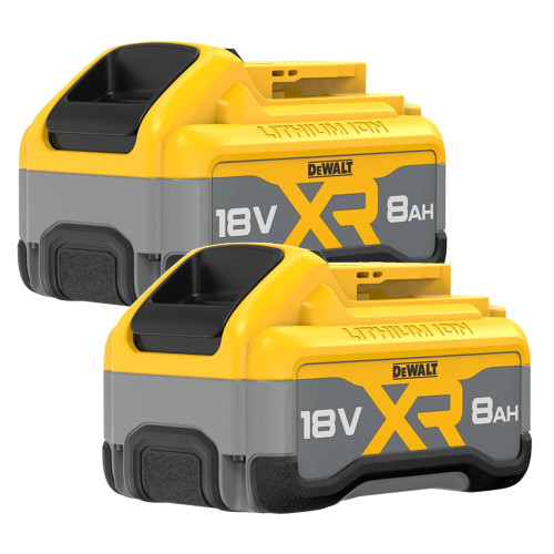 Dewalt DCB1880-XJ 8.0Ah 18V XR Li-Ion Tabless Battery - Pack of 2 image