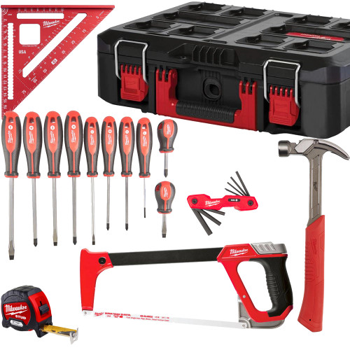Milwaukee 15 Piece Hand Tool Set in PACKOUT Case image