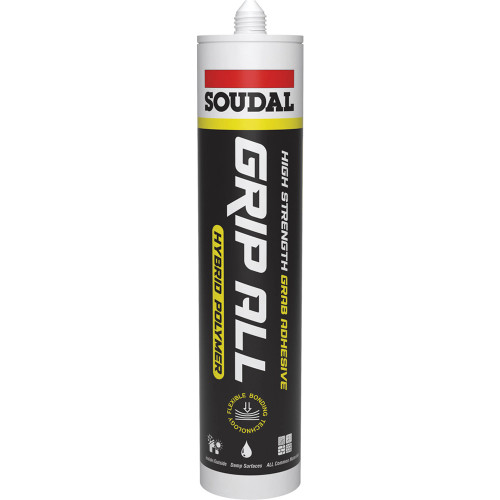 Soudal Grip All Hybrid Polymer Adhesive Black 290ml image