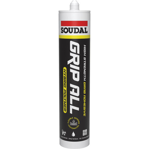 Soudal Grip All Hybrid Polymer Adhesive Grey 290ml image