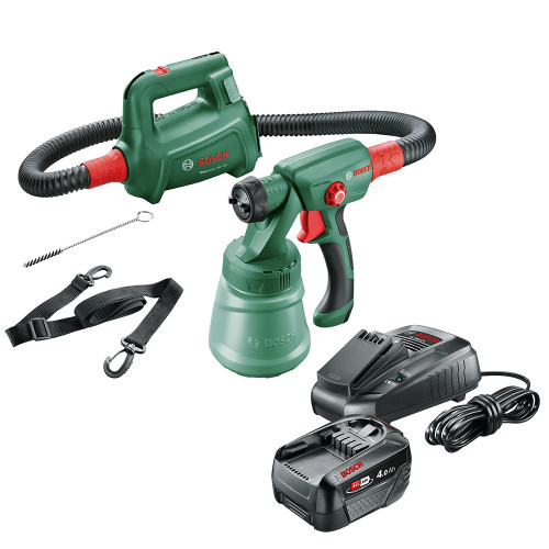 Bosch EasySpray 18V-100 Paint Spray Gun, 1x 4.0Ah Battery & Charger image