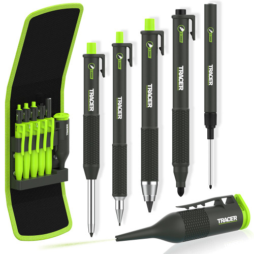 TRACER 6 Piece Complete Construction Marker Kit With Tracer Trueshot & Case image