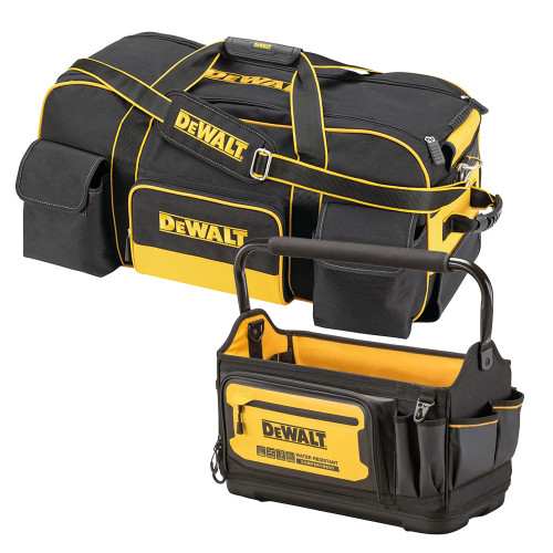 Dewalt DWST1-79210 28'' Wheeled Tool Bag & DWST60106-1 Pro 20'' Tool Tote image