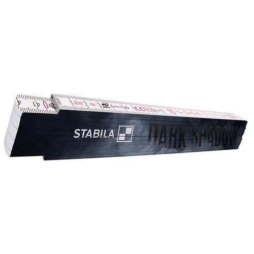 Stabila Dark Shadow 1407 2m Wooden Folding Rule image