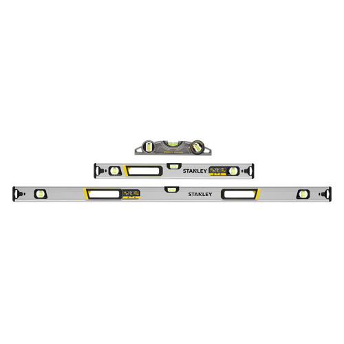 Stanley FATMAX FMHT43681-1 3 Piece Spirit Level Set 230mm 600mm & 1200mm image