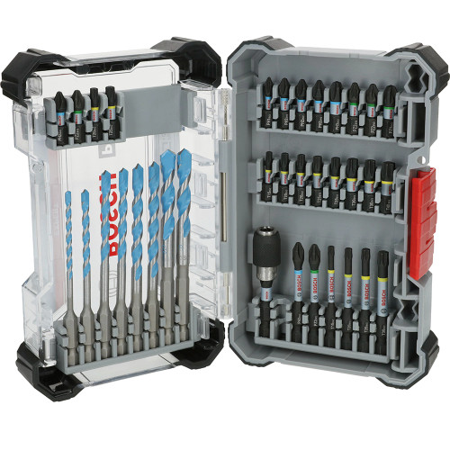 Bosch PRO 35 Piece Impact Screwdriver Bit & MultiConstruction Drill Bit Set image