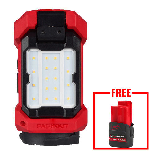 Milwaukee M12 ALIP-0 12V Multi-Directional Flood Light with PACKOUT Compatibility - Body image