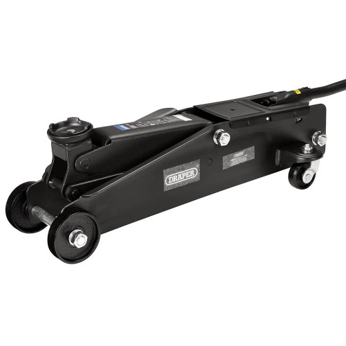 Draper 3 Tonne Trolley Jack - Black image