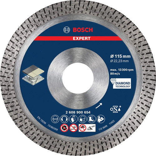 Bosch EXPERT 115mm x 22.23mm HardCeramic Diamond Cutting Disc image