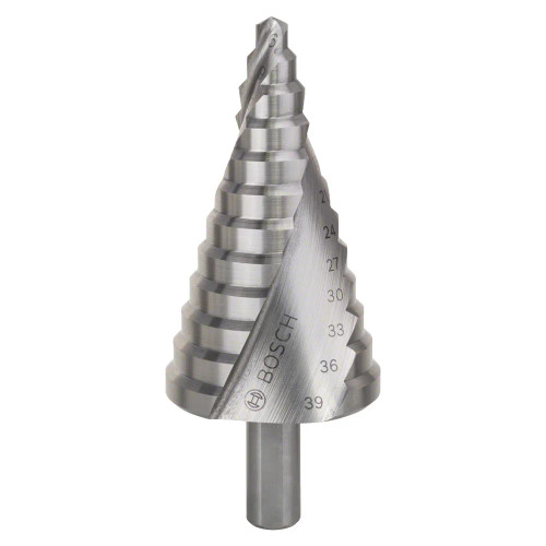 Bosch HSS Metal Step Drill Bit 4 - 39mm 12 Steps image