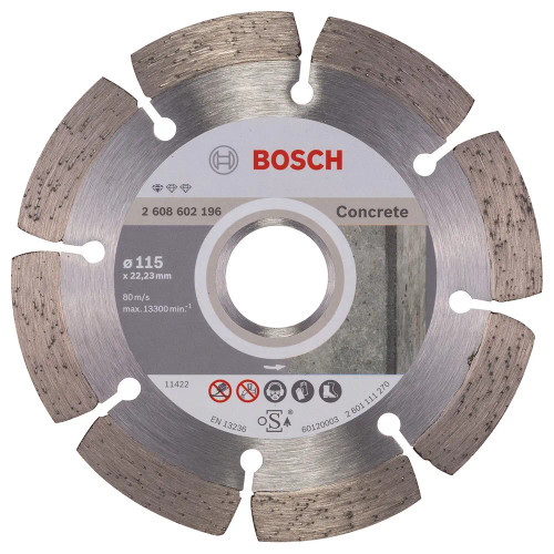 Bosch 115mm x 22.23mm Concrete Diamond Cutting Disc image