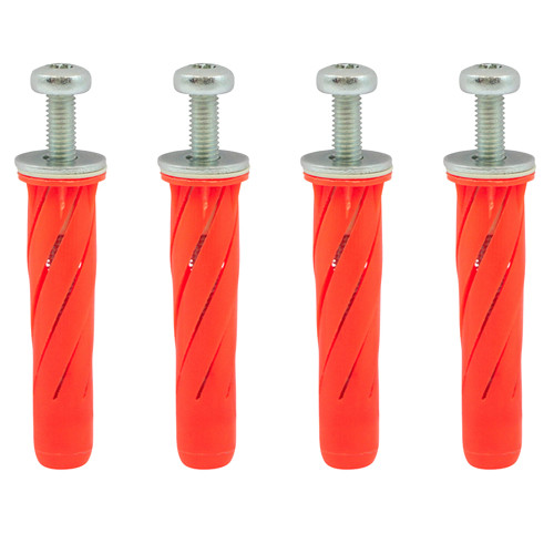 Timco M5 x 80mm (Red) TX Pan Stella Fixings - Pack of 4 image
