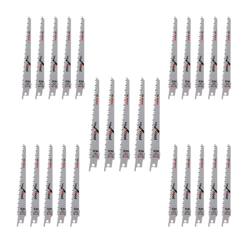 Bosch S 644 D Reciprocating Saw Blades for Wood - Pack of 25 image