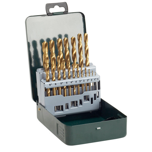 Bosch 19 Piece HSS-Titanium Metal Drill Bit Set image