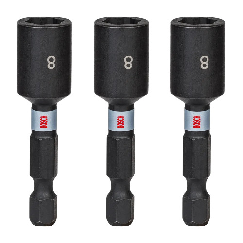 Bosch PRO 8.0mm x 50mm Impact Nutsetters - Pack of 3 image