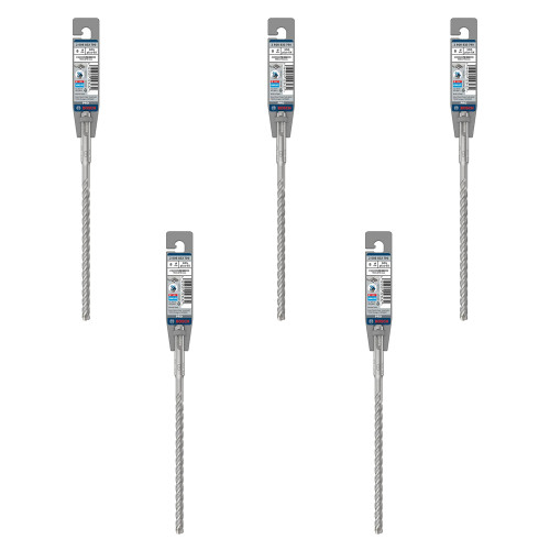 Bosch PRO 8.0mm x 210mm SDS Plus-5X Hammer Drill Bits - Pack of 5 image