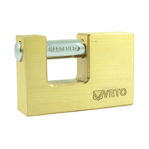 Timco Rectangular Brass Padlock - 75mm image