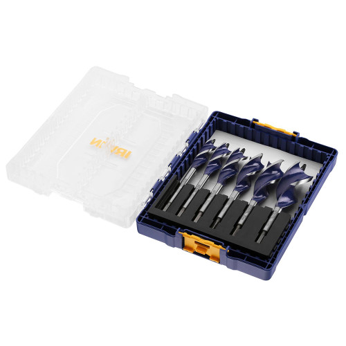 Irwin 6 Piece Blue Groove 6X Auger Bit Set image