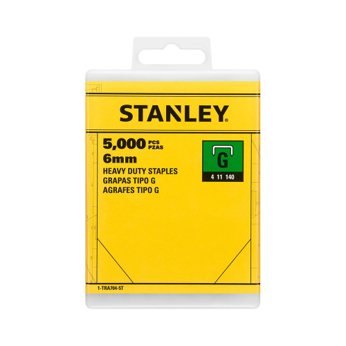 Stanley 6.0mm Heavy Duty Staples - Pack of 5000 image