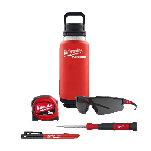 Milwaukee 5 Piece Mixed Hand Tool Set with PACKOUT Bottle image