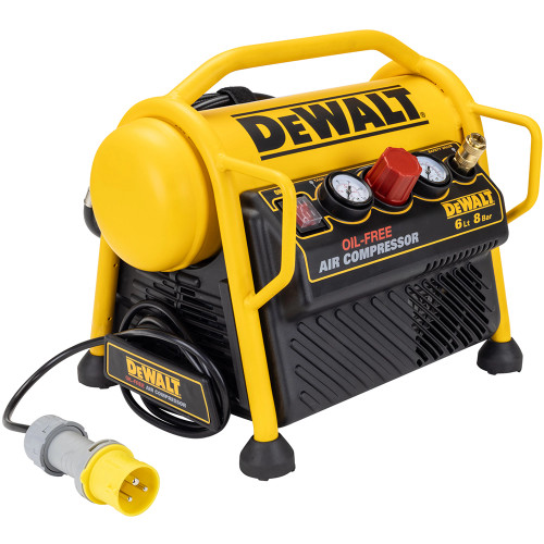 Dewalt DPC6MRC-LX 6L Low Noise Oil-Free Portable Direct Drive Electric Compressor - 110V image