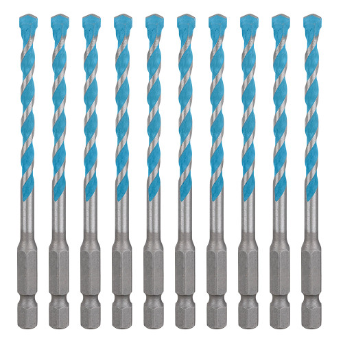 Bosch EXPERT 5.5mm x 85mm HEX-9 Multi Construction Drill Bits - Pack of 10 image