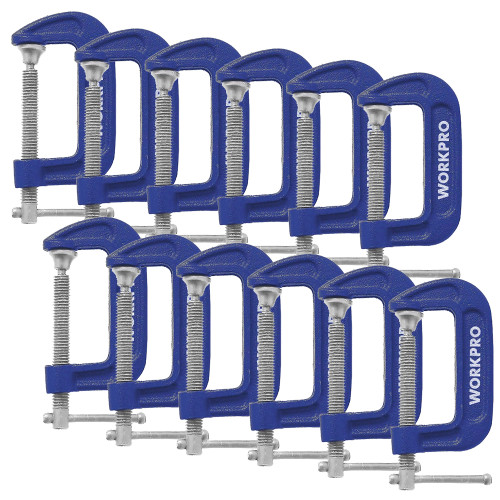 WORKPRO WP232017 50mm (2") G Clamp - Pack of 10 image