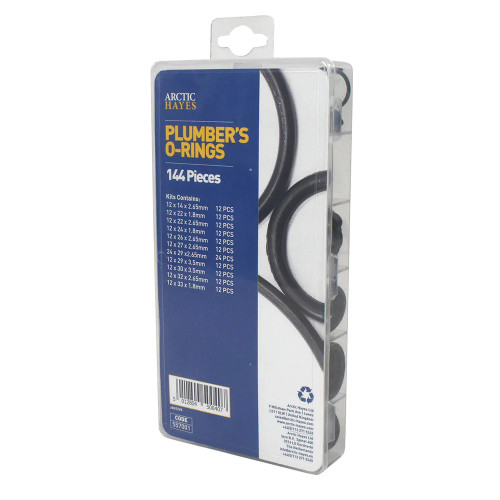 Arctic Hayes 144 Piece Plumbers O-Ring Kit image