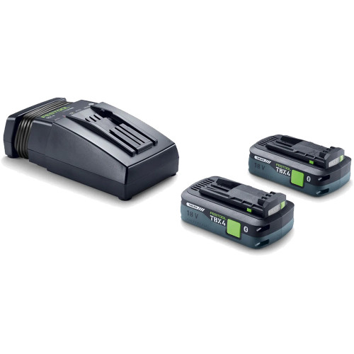 Festool 18V Energy Set with 2x Tabless 4.0Ah Batteries & Charger image