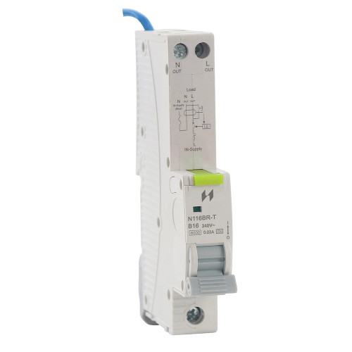 Navitas 6A 30mA 1P+N Type A SP RCBO - Tall image