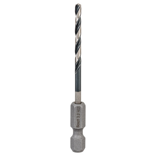 Bosch PRO 3.0mm x 72mm Metal HSS-G Impact Twist Drill Bit image