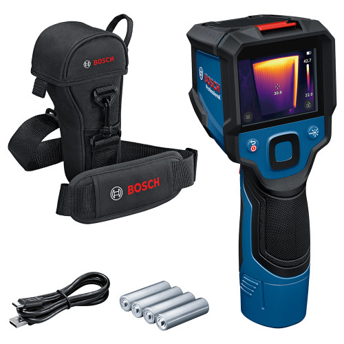 Bosch PRO GTC 12V-450-13 12V Thermo Camera, 4x AA Batteries & Pouch image