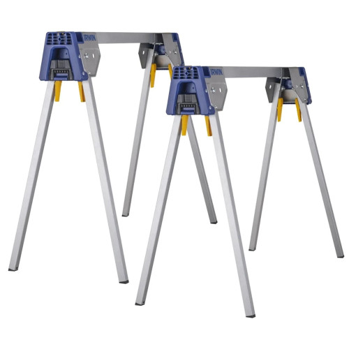 Irwin 183474 All Metal Sawhorses - Pack of 2 image