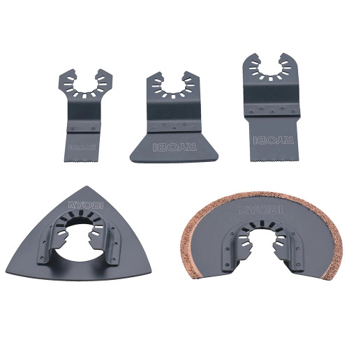 Ryobi RAK05MT 5 Piece Multi Tool Tiling Accessory Set image