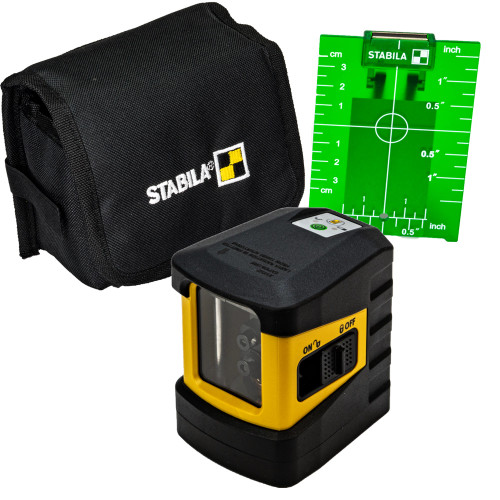 Stabila LAX 60 G Green Cross Line Laser with Pouch image