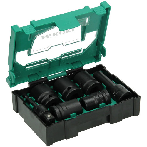 Hikoki 7 Piece 1/2'' Sq. Impact Socket Set image