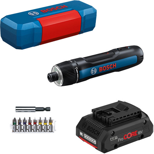 Bosch GO Gen 3 Cordless Screwdriver with Case & ProCORE 4.0Ah Battery image
