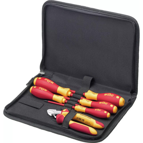 WIHA 6 Piece VDE Screwdriver & Plier Kit image
