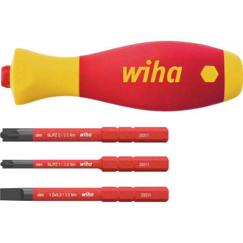 WIHA SlimVario VDE Screwdriver Bit Holder Set image