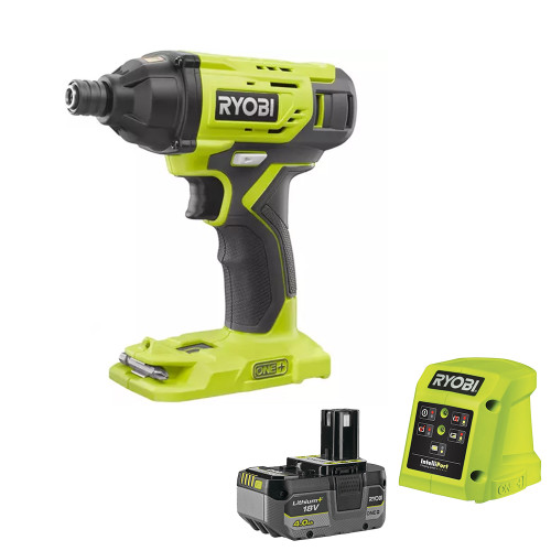 Ryobi R18ID2-0 18V ONE+ Impact Driver, 1x 4.0Ah Battery & Charger image