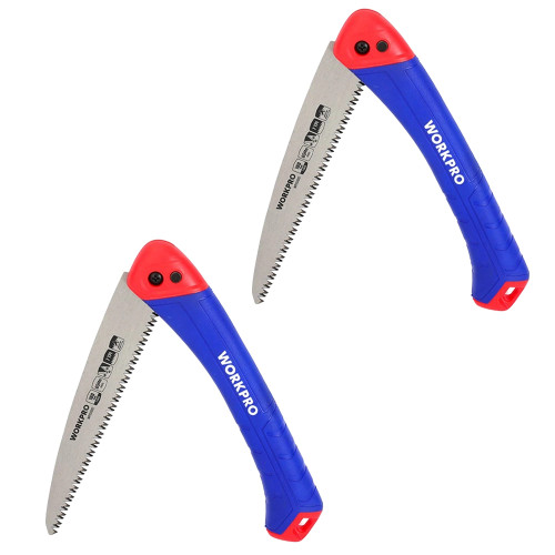 WORKPRO WP333002 180mm 7in Foldable Pruning Saws - Pack of 2 image